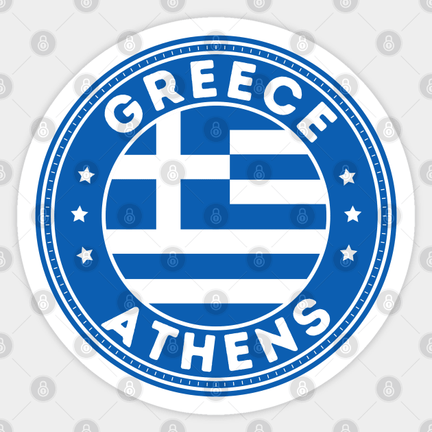 Athens Sticker by footballomatic